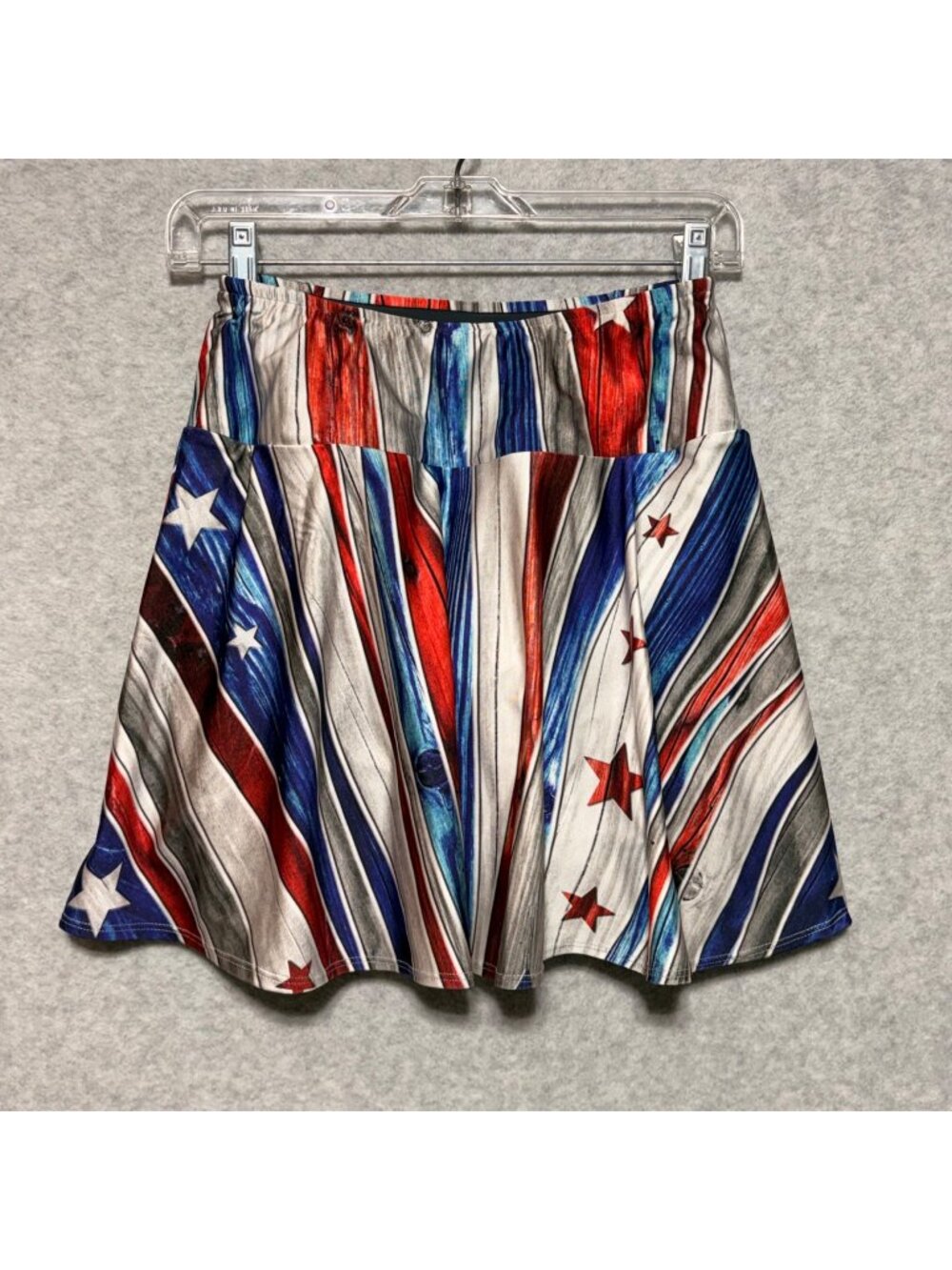 Sparkle Skirts Bolder Running Size Small Patriotic Red White Blue Stars Stripes